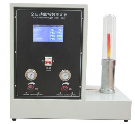 اختبار مؤشر الأكسجين الذكي الآلي ASTM D 2863 ISO 4589-2 ISO 4589-3 NES 714 NES 715