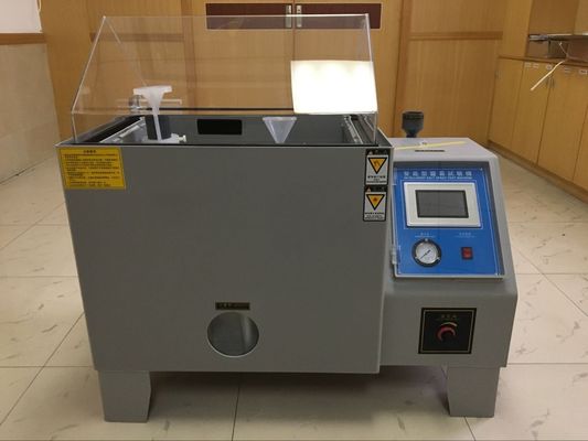 آلة اختبار رش الملح ، غرفة اختبار التآكل لضباب الملح مع جهاز تحكم بشاشة تعمل باللمس