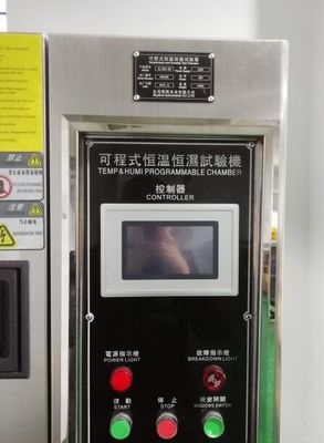 شاشة LCD رقمية لدرجة الحرارة والرطوبة الثابتة للتجارب المعملية