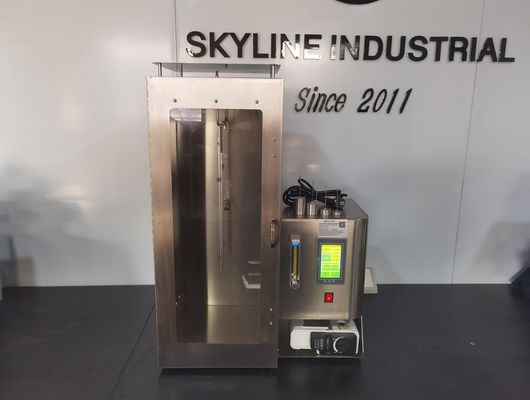 11 مم فوهة SL-FL76 جهاز اختبار الاحتراق العمودي (16CFR1615 / 1616) لاختبار ملابس نوم الأطفال