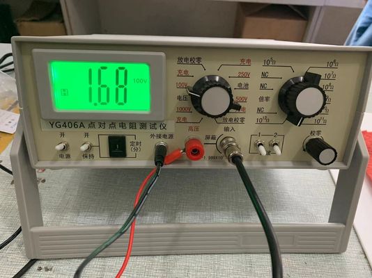 جهاز اختبار مقاومة سطح النسيج بشاشة رقمية EN 1149-1 / EN 1149-2 AATCC 76