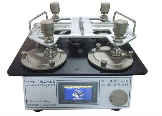 ISO 12945-2 ASTM D4966 معدات اختبار المنسوجات اختبار Martindale Abrasion And Pilling